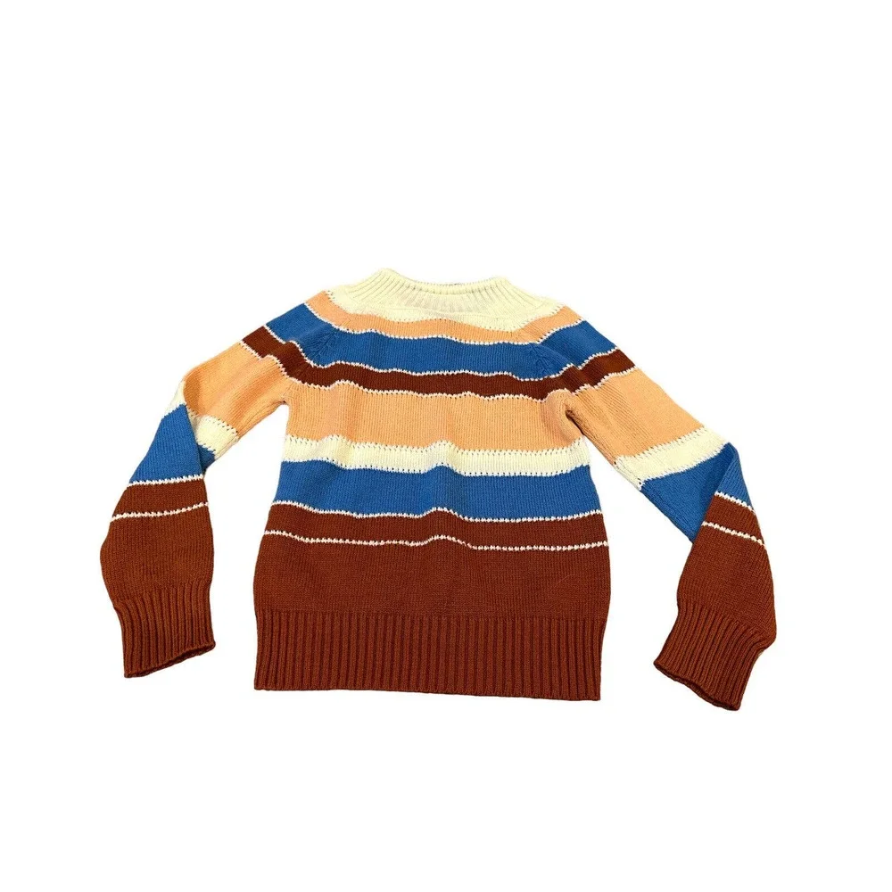 True VTG Kmart Sweater Girls 14‎ Browns Acrylic Pullover 70s 80s